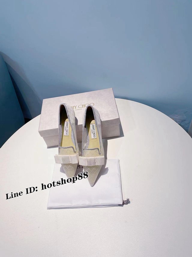 JIMMY CHOO高端女鞋晚宴鞋婚鞋 吉米周蕾絲電繡鑽系列新款高跟鞋 dx1404